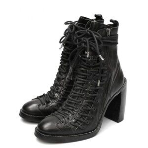 Ann Demeulemeester Triple Lace-up Talon Heel ankle boots